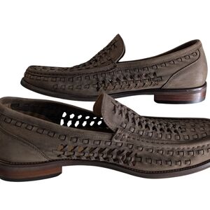Steve Madden Brown Gaetano Woven Loafer.... Size 12